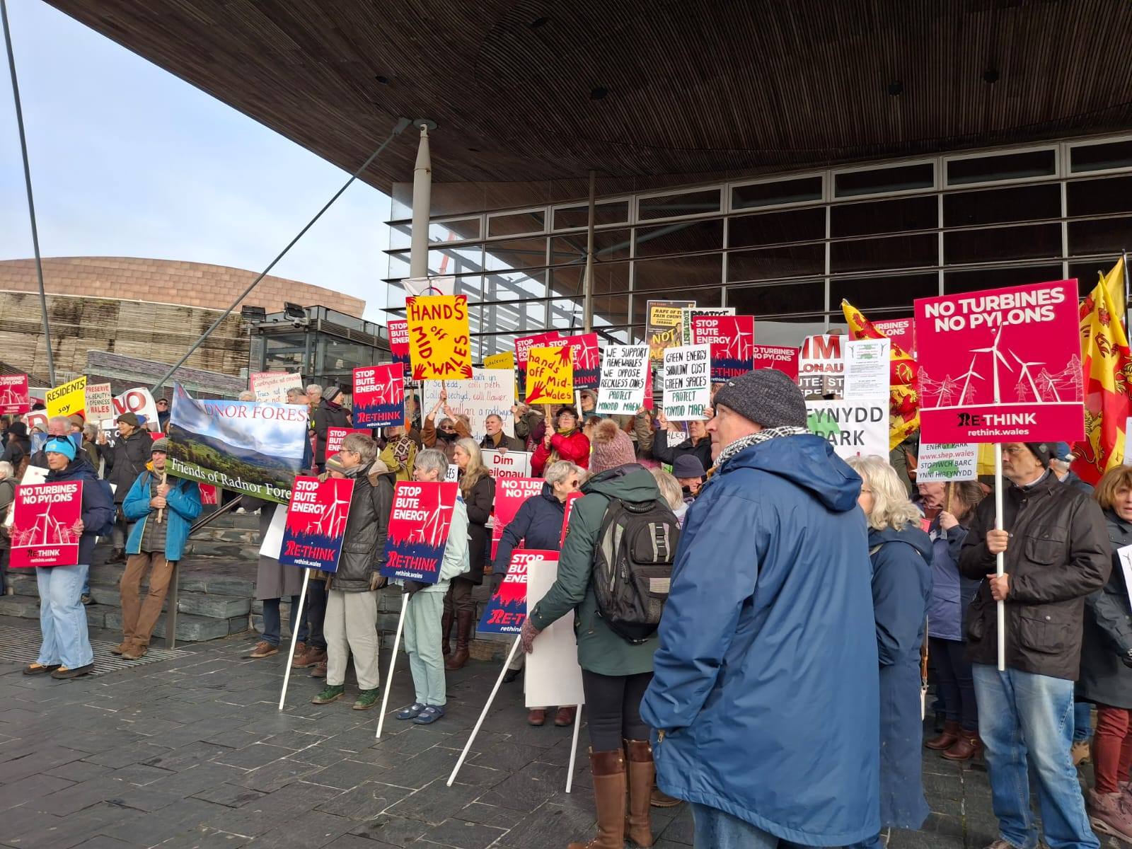 Senedd Protest Wednesday 11th February